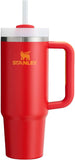 STANLEY Quencher H2.0 Flow State Tumbler, 30 oz, Chili