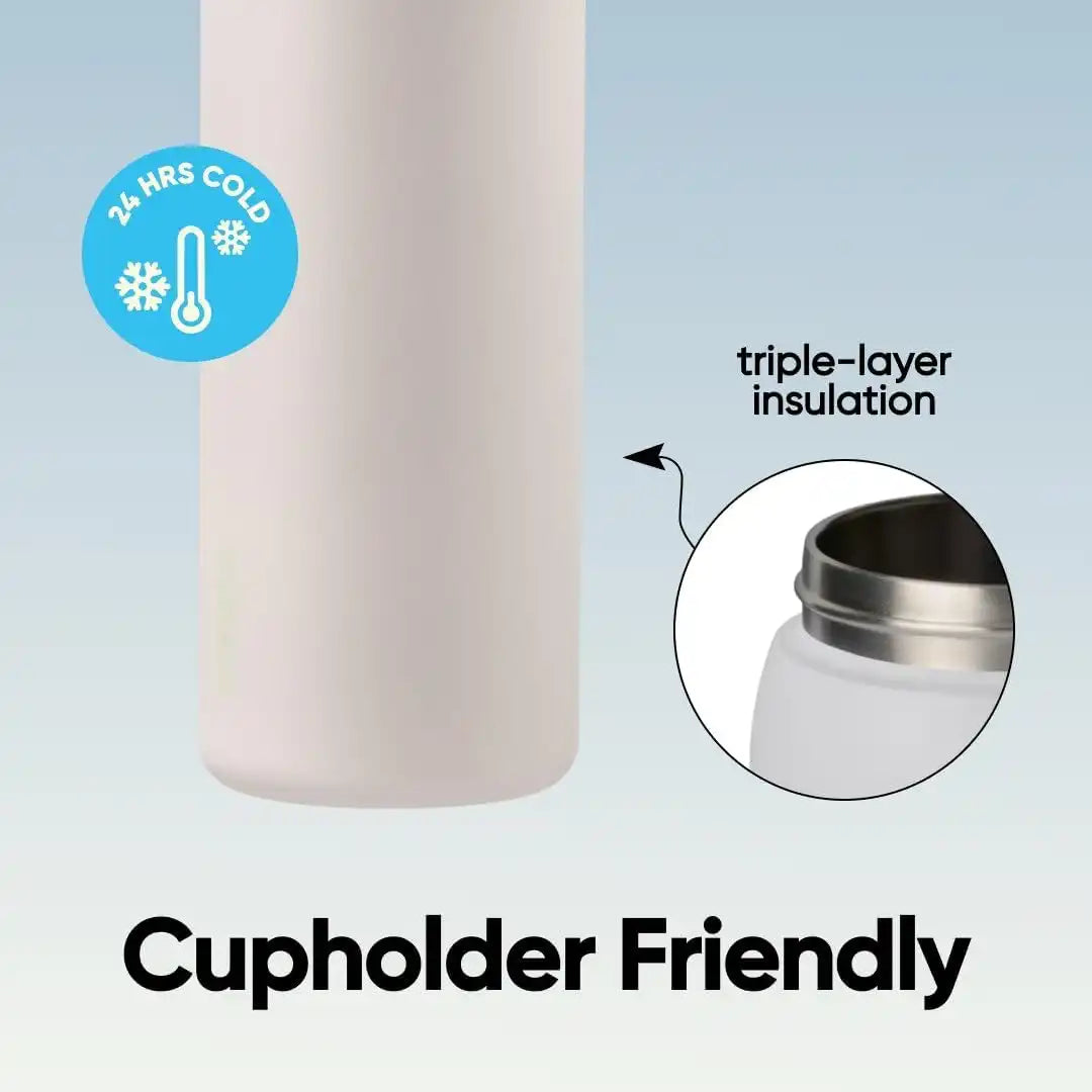 Owala FreeSip Stainless Steel Water Bottle 40 oz Iced Breeze