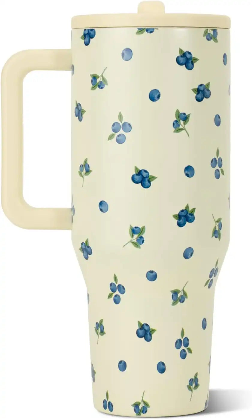 HydroJug Traveler 40oz, Insulated Water Bottle with Handle, Freshly Pick'd