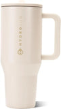 HydroJug Traveler 40oz, Insulated Water Bottle with Handle, Cream