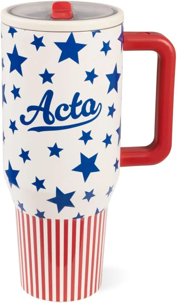 HydroJug Traveler 40oz, Insulated Water Bottle with Handle, Americana