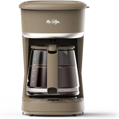 Mr. Coffee® 12 Cup Programmable Coffee Maker with Strong Brew Mode, Auto-Pause, Chai Cream