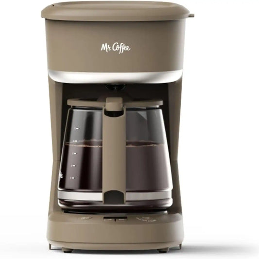 Mr. Coffee® 12 Cup Programmable Coffee Maker with Strong Brew Mode, Auto-Pause, Chai Cream
