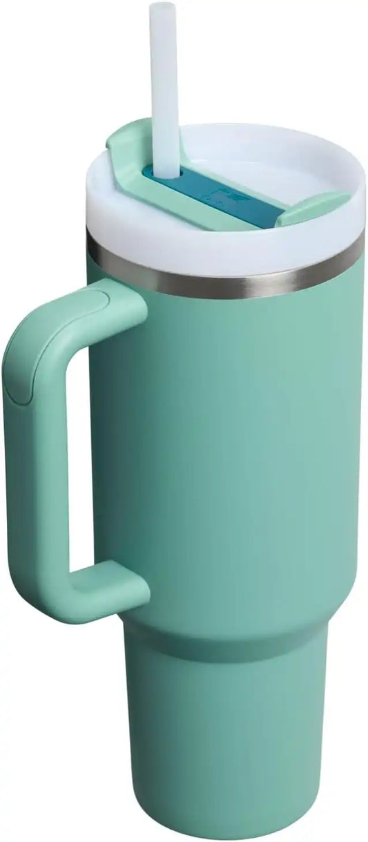STANLEY Quencher H2.0 Flow State Tumbler, 40 oz, Spring Green