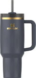 STANLEY Quencher H2.0 Tumbler with Handle and Straw 40 oz | Flowstate 3-Position Lid | Cup Holder Compatible for Travel | Insulated Stainless Steel Cup | BPA-Free | Fluted Twilight