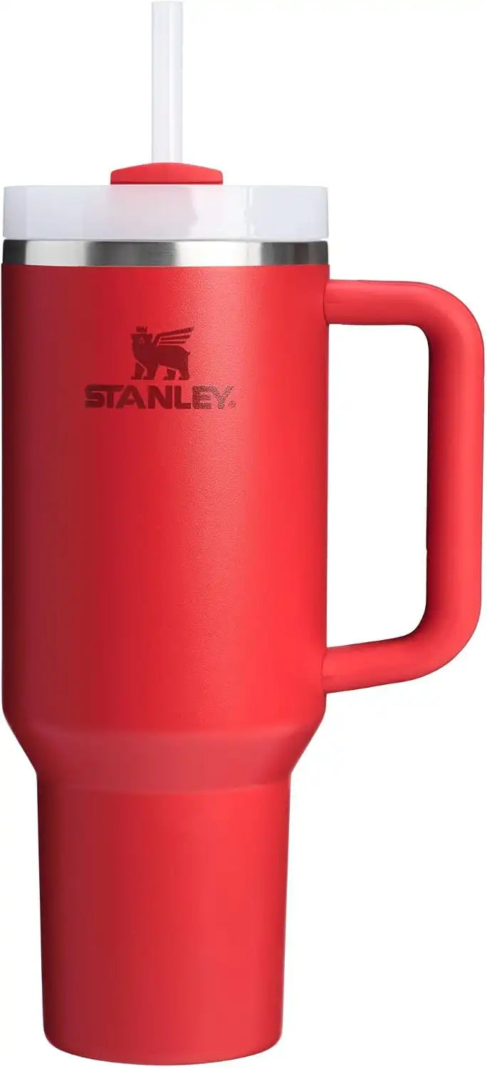 STANLEY Quencher H2.0 Flow State Tumbler, 40 oz, Chili Red