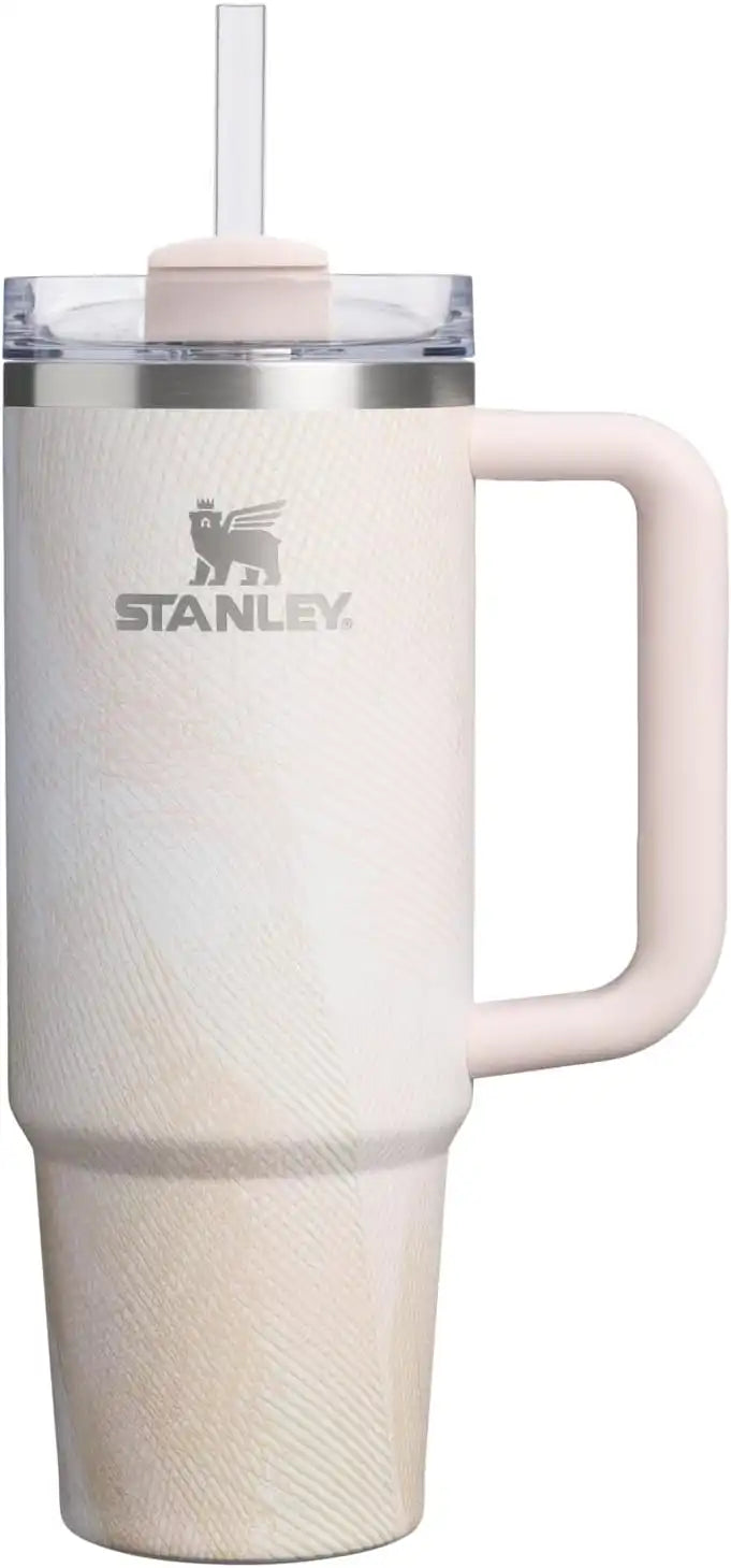 STANLEY Quencher H2.0 Flow State Tumbler, 30 oz, Sahara Plume