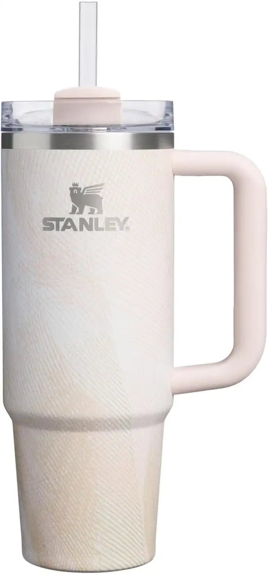 STANLEY Quencher H2.0 Flow State Tumbler, 30 oz, Sahara Plume