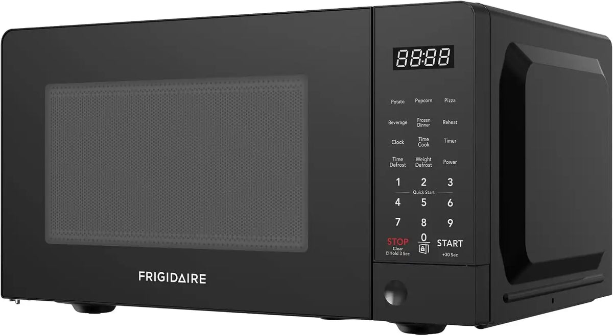 Frigidaire, 0.7 Cu Ft Compact Countertop Microwave Oven, 700W, Black