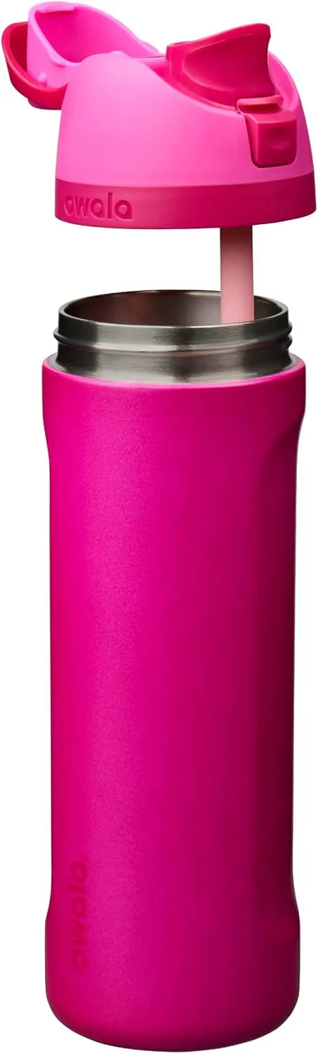 Owala FreeSip Stainless Steel Water Bottle 24 oz Read My Lips