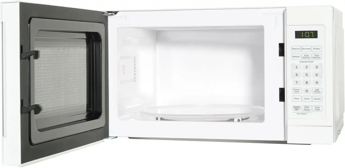 GE Countertop Microwave Oven, 700 Watt, 0.7 Cu. Ft., White, GCST07N1WWW