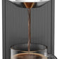 Kismile K-mini Single Serve Coffee Maker for K Cup and Ground Coffee - Dual Brew Coffee Machine,Adjustable 6oz-14oz Cup Size, Auto Clean & Shut Off, Compact Design for Home/Office (Matte Black)
