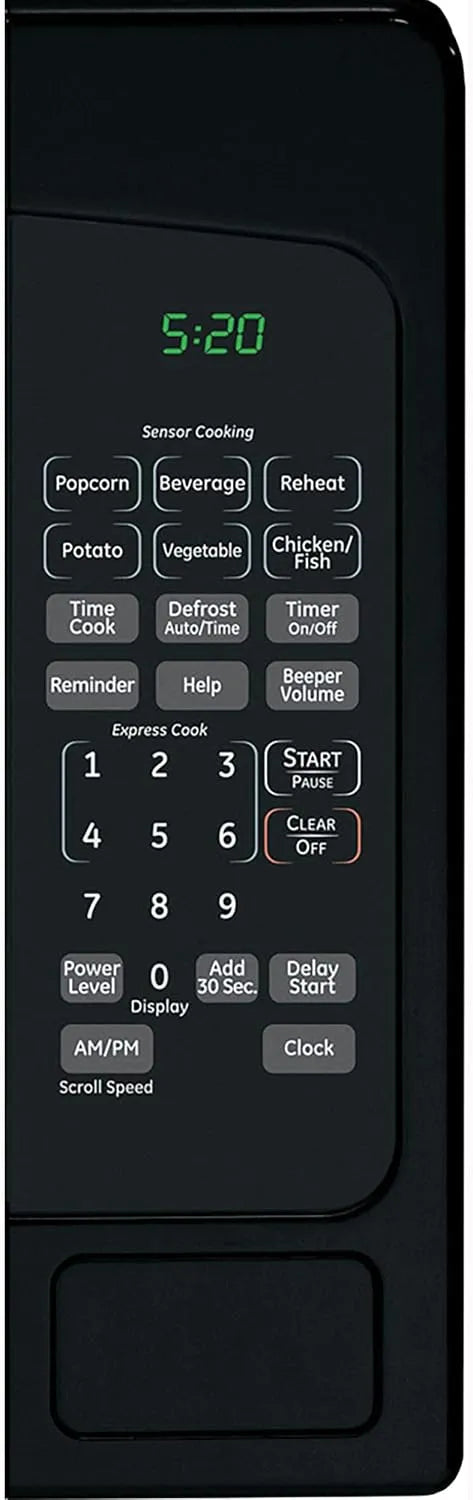 GE Countertop Microwave Oven, 1,200 Watt, 2.0 Cu. Ft., Black