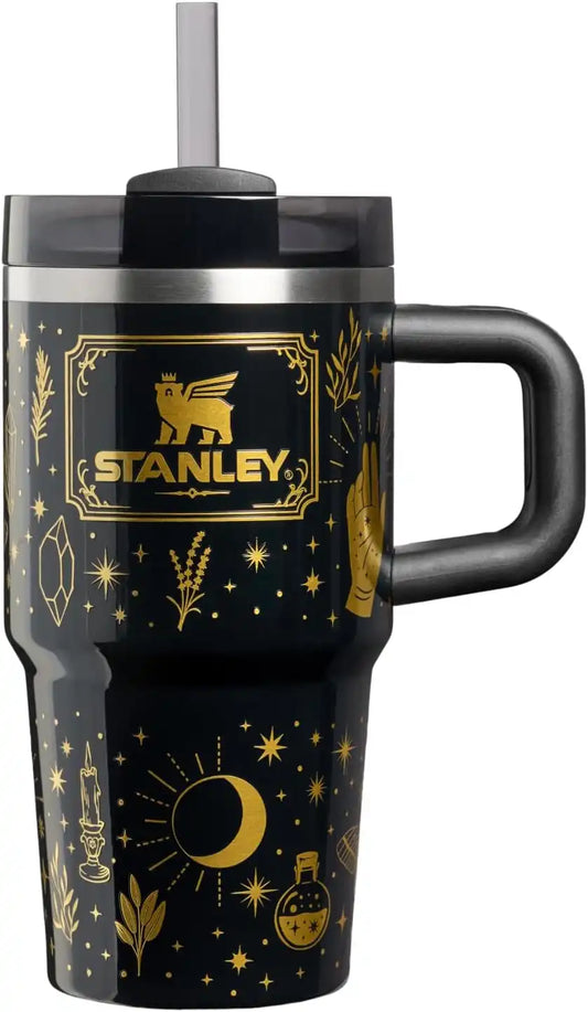 STANLEY Halloween Quencher H2.0 Flow State Tumbler, 20 oz, Black Magic
