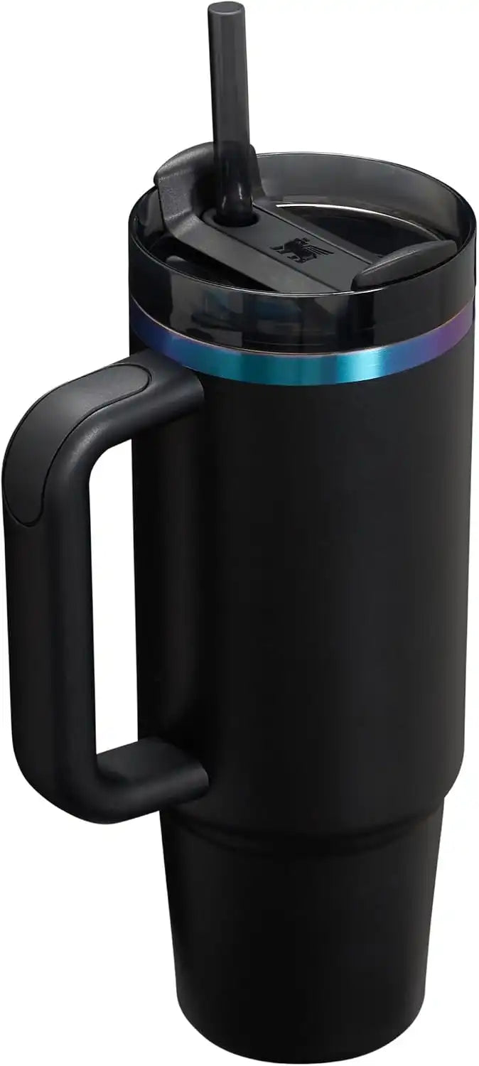 STANLEY Quencher H2.0 Flow State Tumbler, 30 oz, Black Chroma
