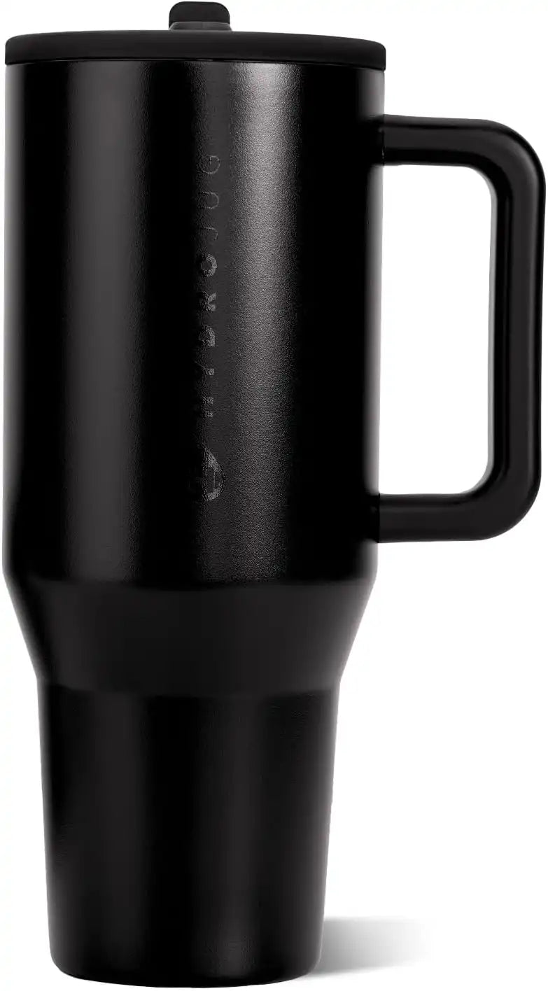 HydroJug Traveler 40oz, Insulated Water Bottle with Handle, Black