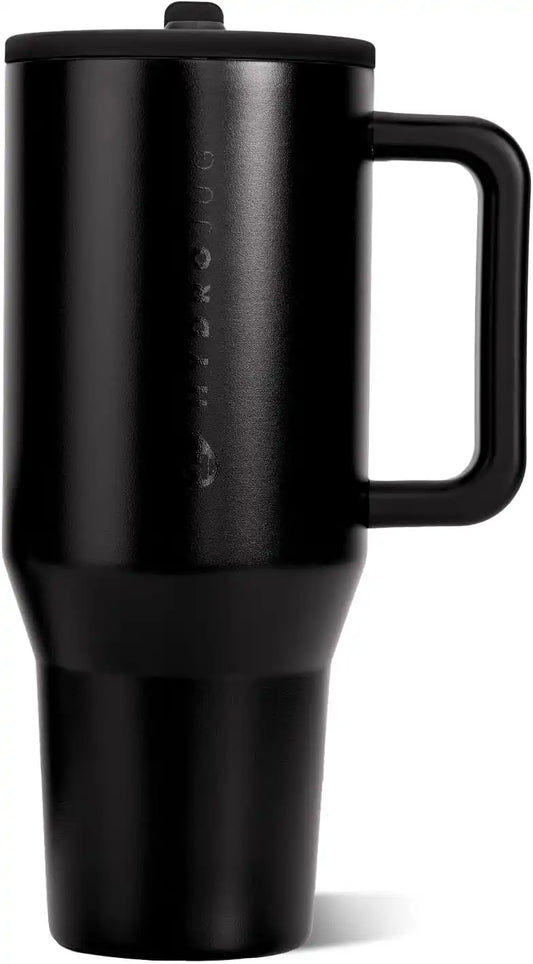 HydroJug Traveler 40oz, Insulated Water Bottle with Handle, Black