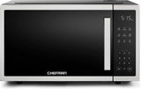Chefman Countertop Microwave, 1.1 Cu Ft, 1000W, Stainless Steel