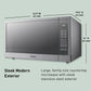 Panasonic Microwave Oven, Stainless Steel Countertop/Built-In Cyclonic Wave with Inverter Technology and Genius Sensor, 2.2 Cu. Ft, 1250W, NN-SN97JS (Silver)