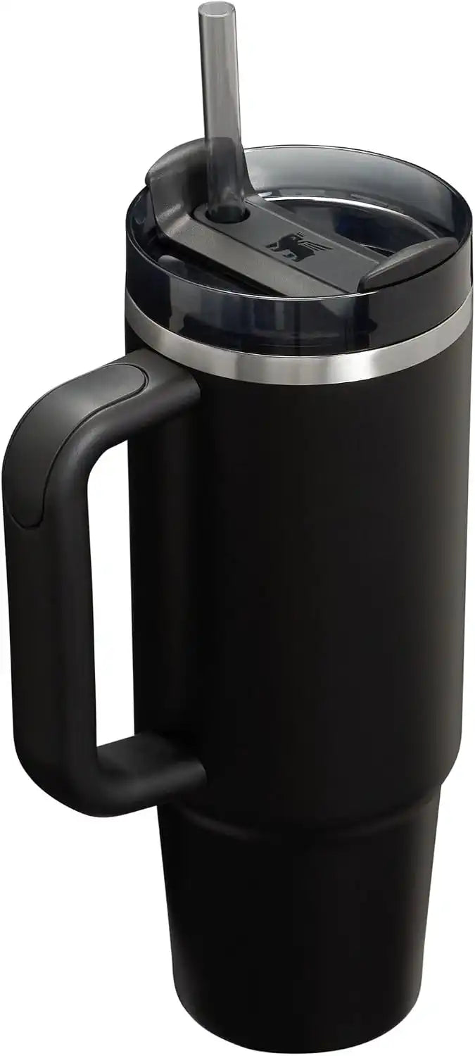 STANLEY Quencher H2.0 Flow State Tumbler, 30 oz, Black 2.0