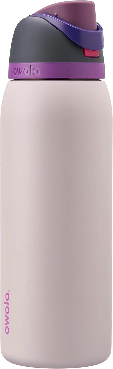 Owala FreeSip Stainless Steel Water Bottle 40 oz Dreamy Field