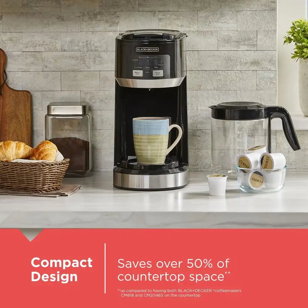 BLACK+DECKER Single-Serve & Carafe Coffee Maker