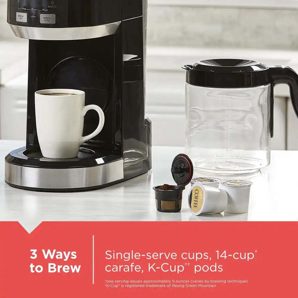 BLACK+DECKER Single-Serve & Carafe Coffee Maker