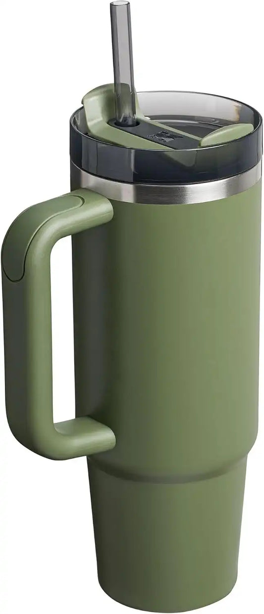 STANLEY Quencher H2.0 Flow State Tumbler, 30 oz, Dried Pine