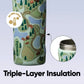 Owala FreeSip Kids Stainless Steel Water Bottle 16 oz Trail On