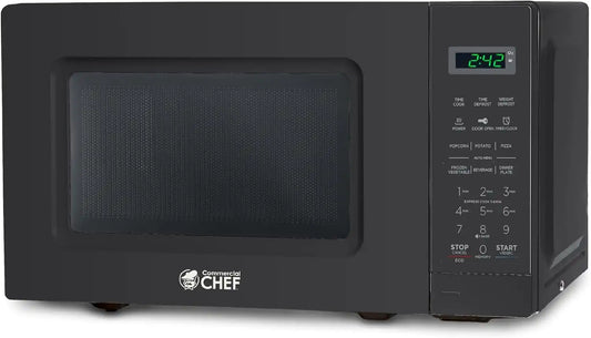 Commercial Chef 0.7 Cu. Ft. Countertop Microwave Oven, CHM7MB, Black