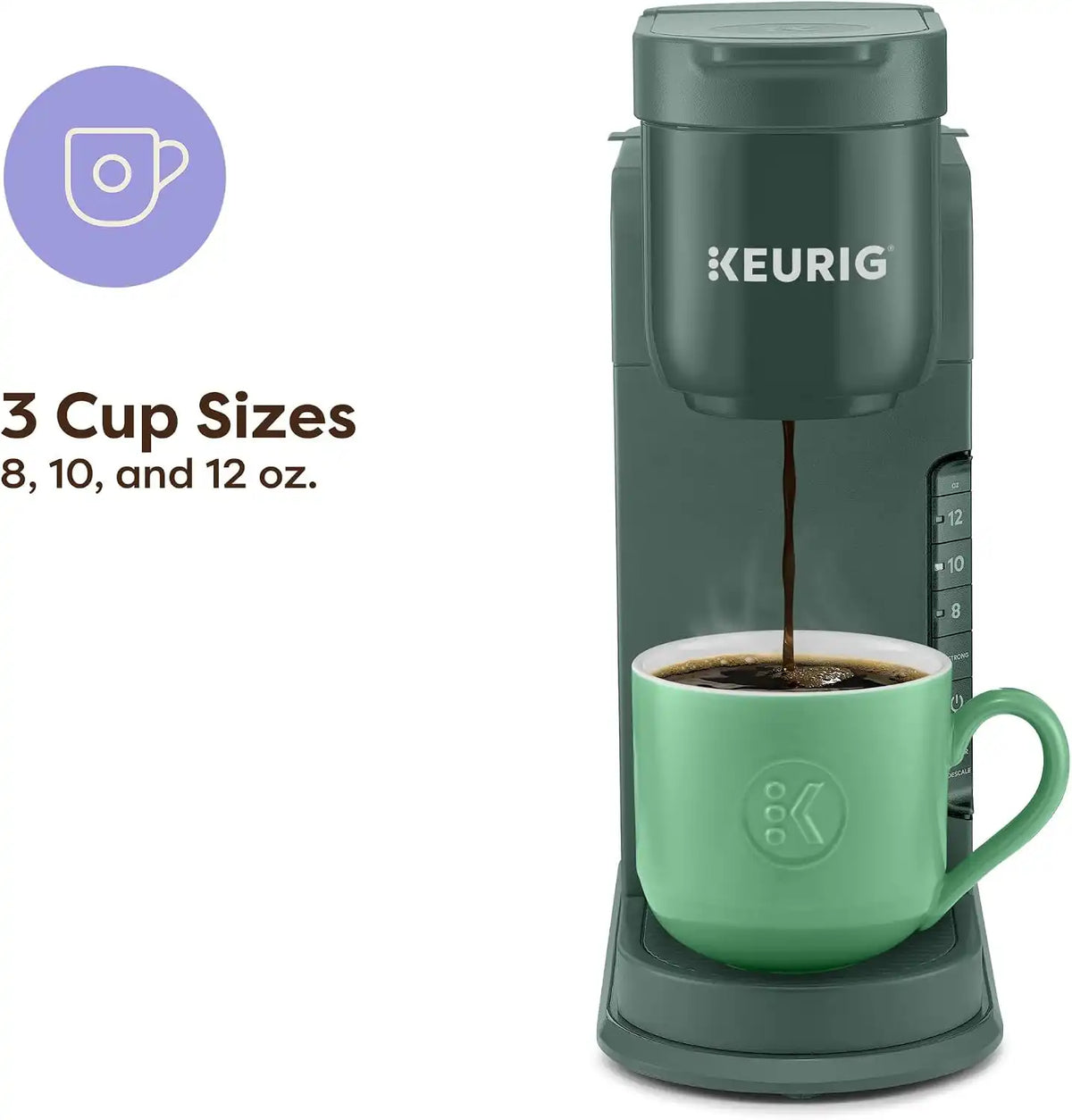 Keurig K-Express Single Serve K-Cup Pod Coffee Maker, Evergreen