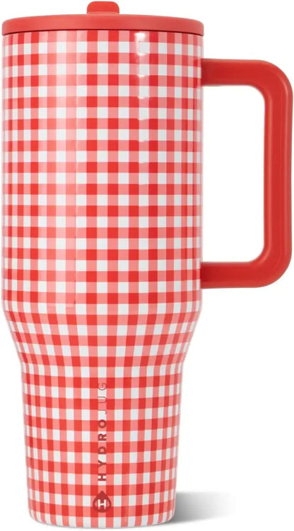 HydroJug Traveler 40oz, Insulated Water Bottle with Handle, Summer Picnic
