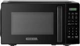 BLACK+DECKER Countertop Microwave Oven 0.7 Cu.Ft,700W,Child Safety, Black