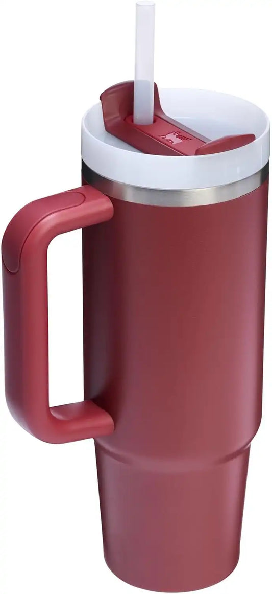 STANLEY Quencher H2.0 Flow State Tumbler, 30 oz, Cranberry