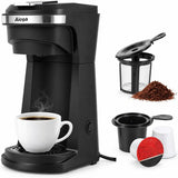 Single Serve Coffee Maker, KCup Pods & Ground Coffee