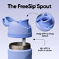 Owala FreeSip Stainless Steel Water Bottle 24 oz Out of the Blue
