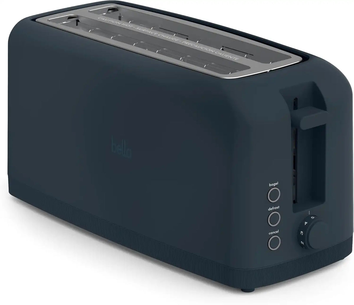 Bella 4 Slice Slim Toaster, Slate