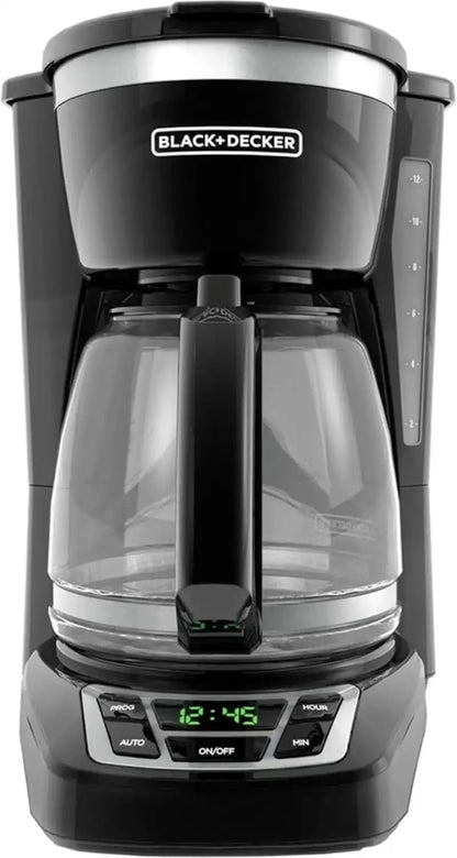 BLACK+DECKER 12-Cup Drip Coffee Maker with Vortex Brewing
