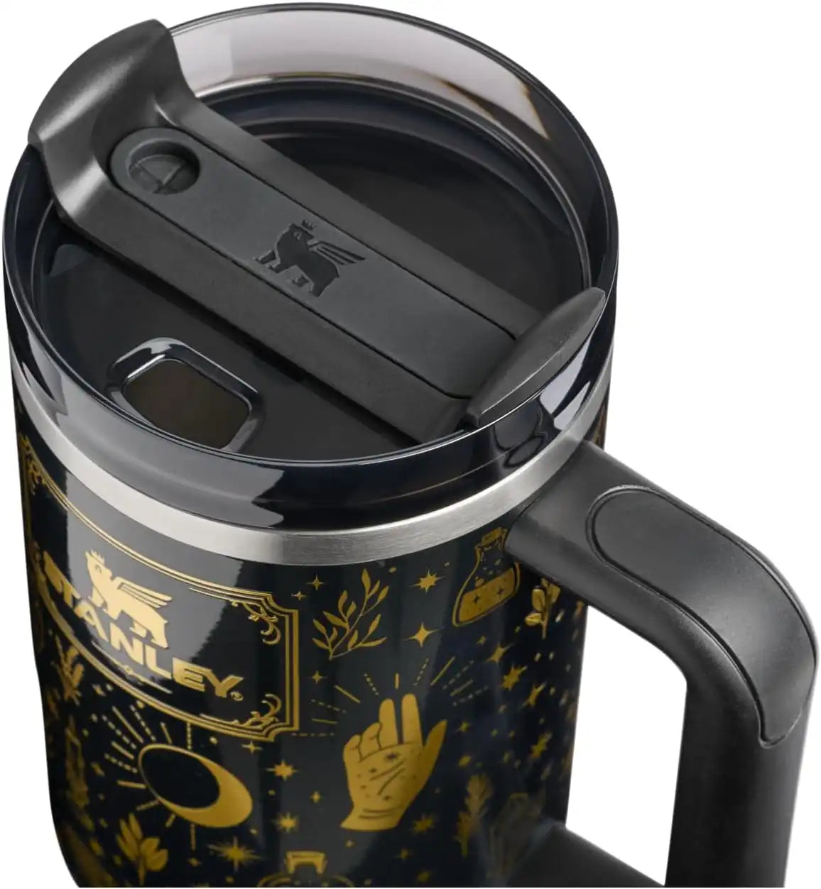 STANLEY Halloween Quencher H2.0 Flow State Tumbler, 40 oz, Black Magic
