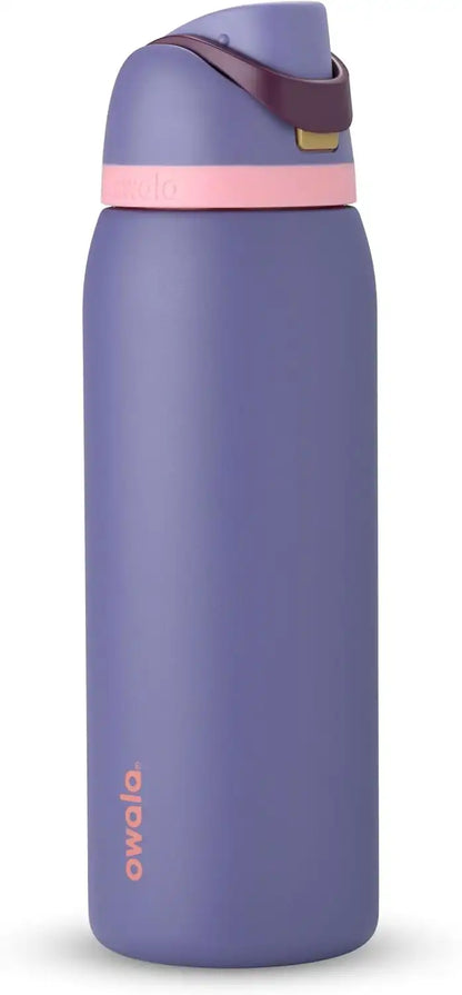 Owala FreeSip Stainless Steel Water Bottle 40 oz Blue Jay