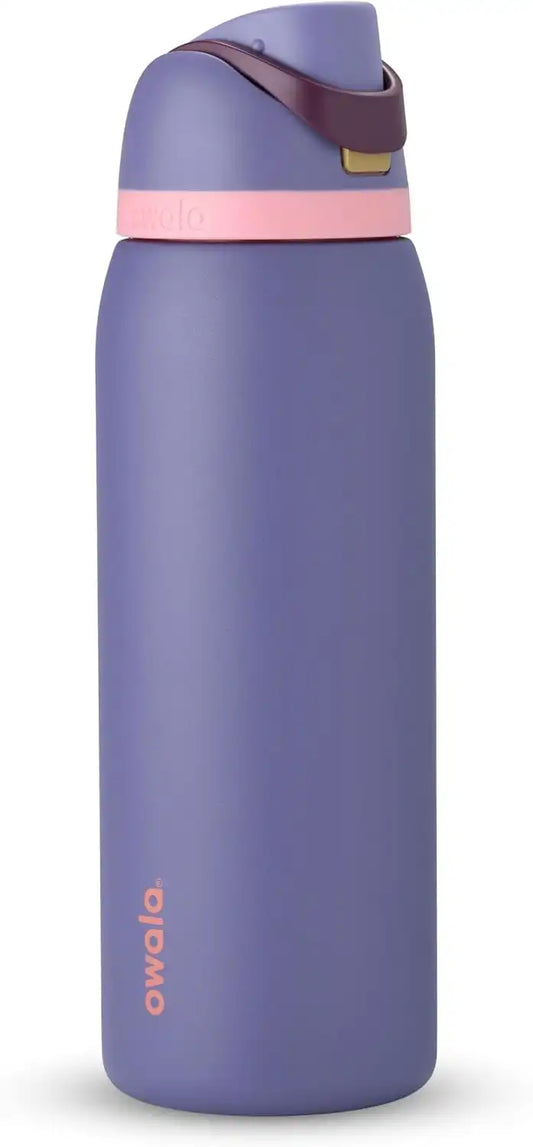 Owala FreeSip Stainless Steel Water Bottle 40 oz Blue Jay