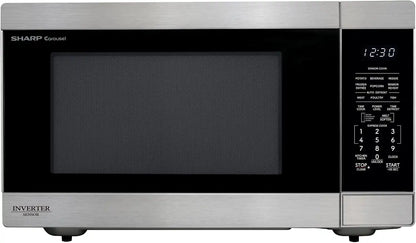 Sharp SMC2266KS 2.2 cu. ft. 1200W Stainless Steel Countertop Microwave Oven