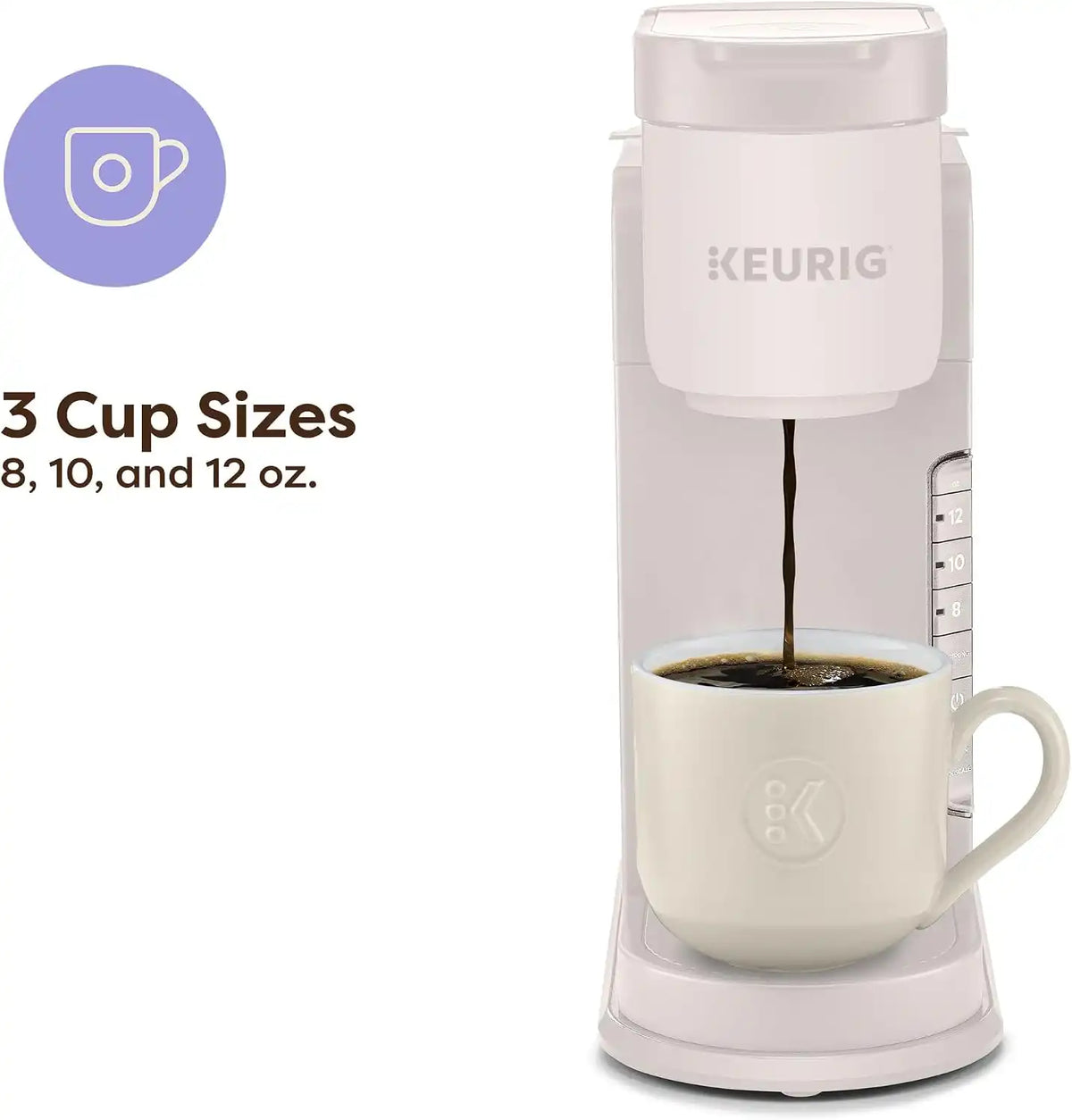 Keurig K-Express Single Serve K-Cup Pod Coffee Maker, Warm Stone