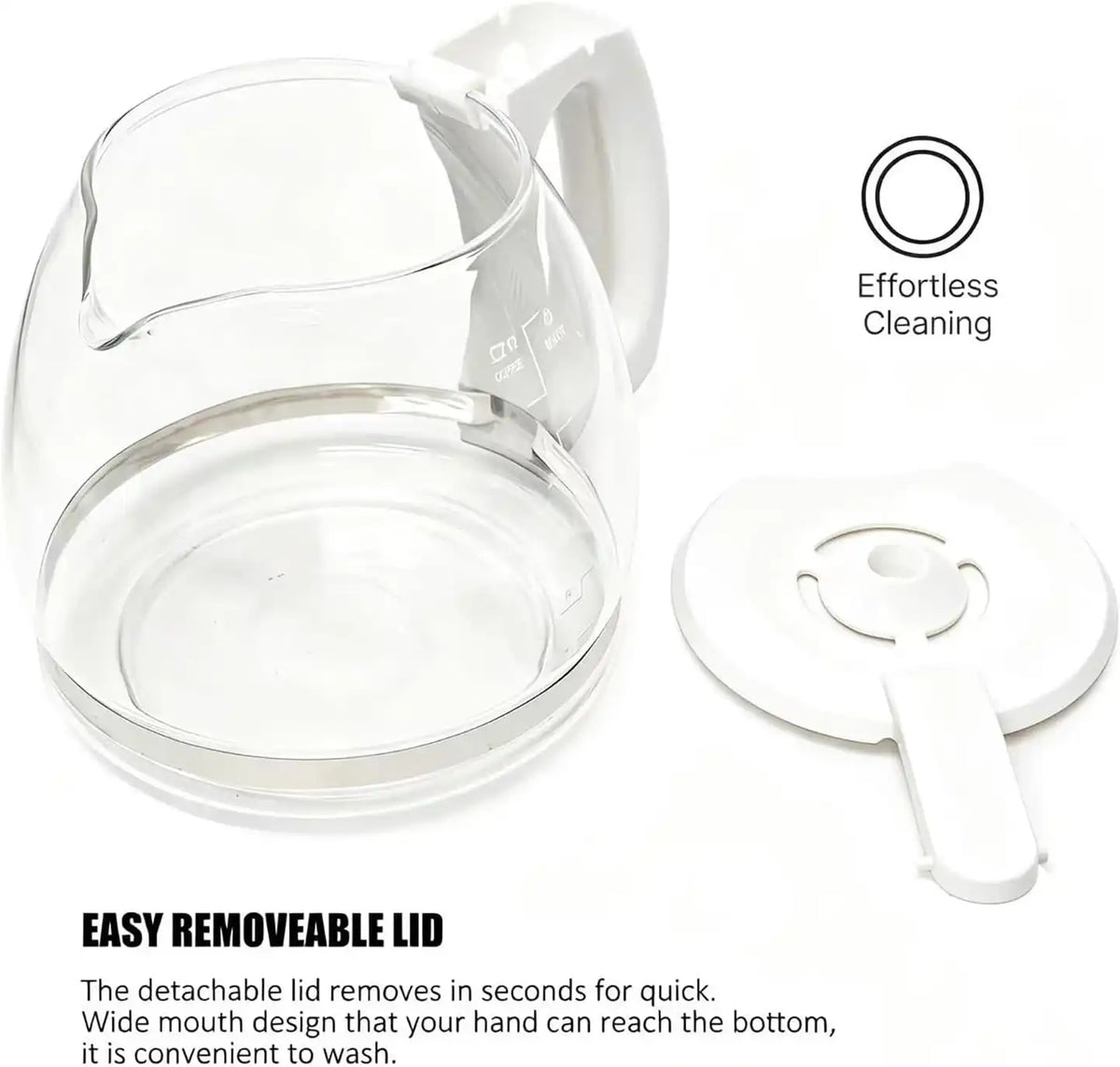 12-Cup Coffee Carafe Replacement for Black and Decker Coffeemaker