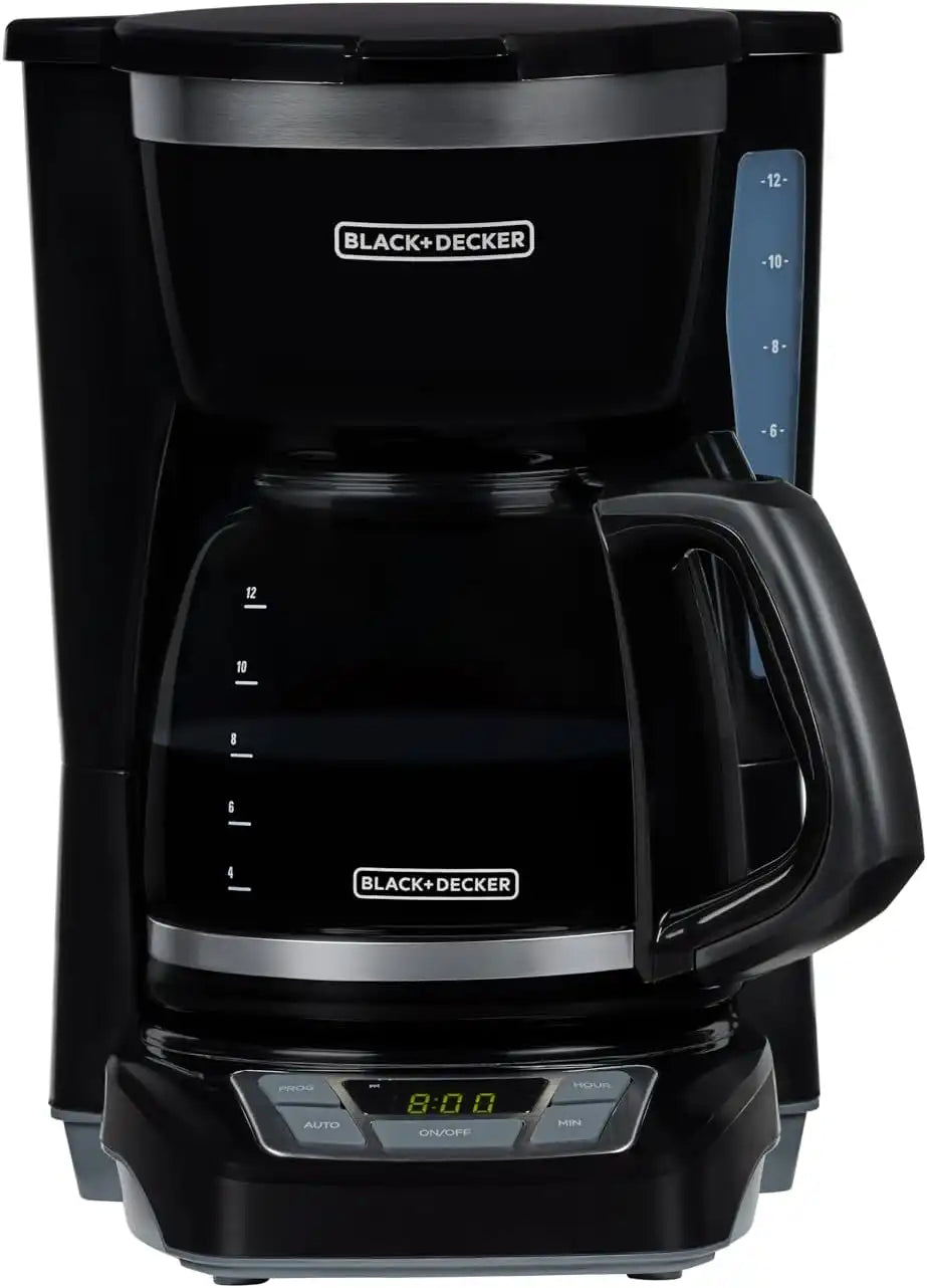 BLACK+DECKER 12-Cup Drip Coffee Maker with Vortex Brewing