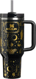 STANLEY Halloween Quencher H2.0 Flow State Tumbler, 40 oz, Black Magic