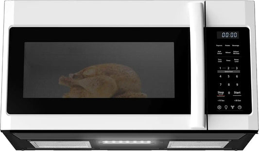BLACK+DECKER Over-the-Range Microwave Oven, 1.7 Cu.Ft, 1000W, White