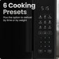 Chefman Countertop Microwave Oven 0.9 Cu. Ft., 900 Watts with 10 Power Levels, 6 Cooking Presets with One-Touch Express Cook, Eco Mode, Child Safety Lock, & Mute Button - Black