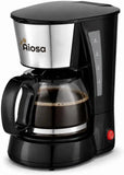 4 Cup Mini Drip Coffee Maker, Reusable Filter, Keep Warm, Anti-Drip