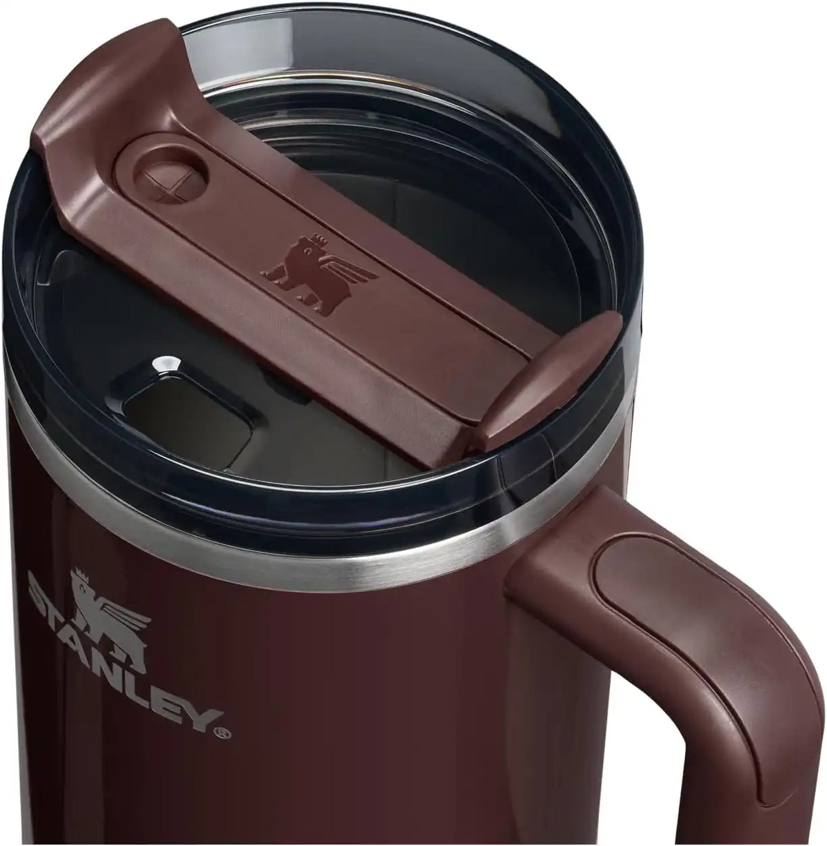 STANLEY Quencher H2.0 Flow State Tumbler, 40 oz, Mahogany Gloss